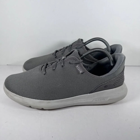 Kizik Madrid Eco Knit Hands Free Lace Up Shoes Sneakers Men's Size 10 Wide - Picture 3 of 8